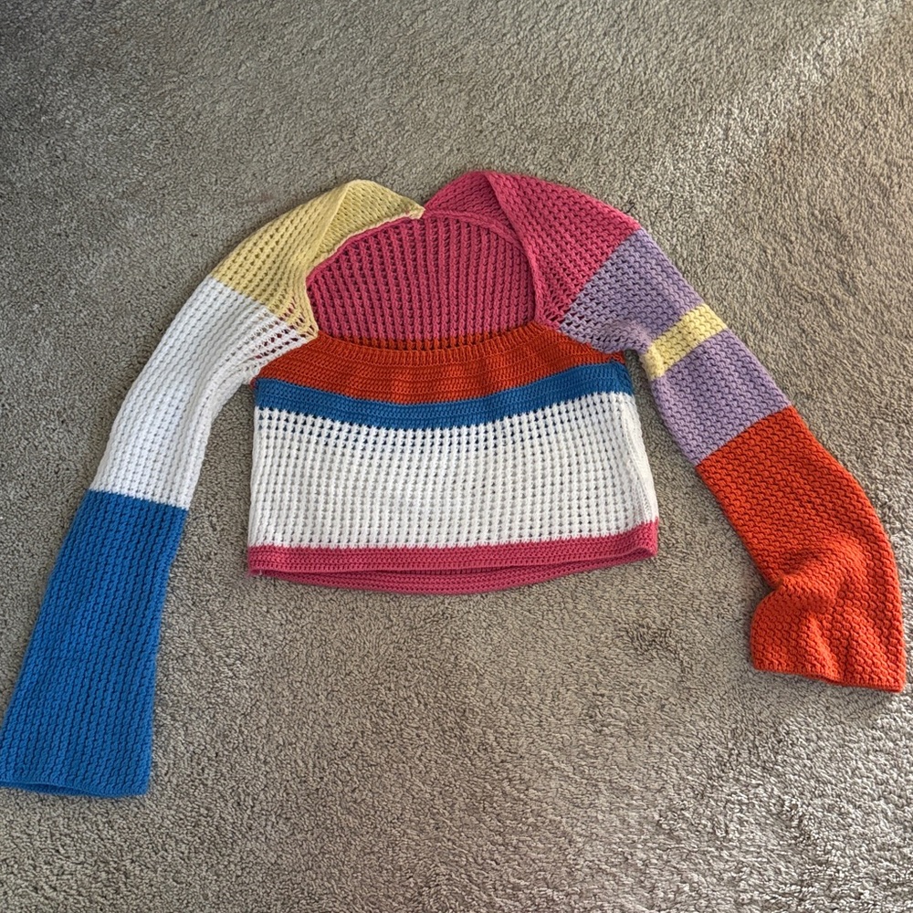 Colorful Knit Sweater